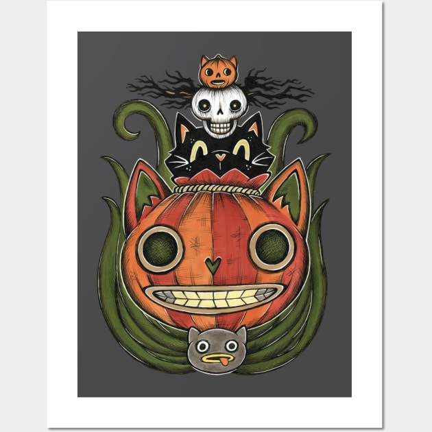 Over the Garden Wall Totem Wall Art by Earthenwood